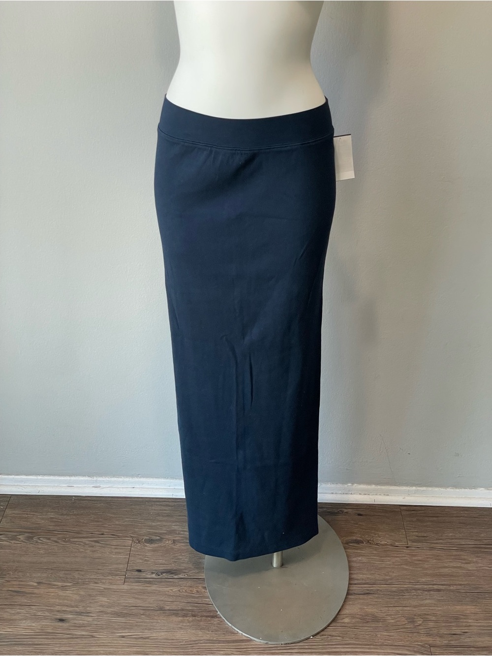 Hard Tail Navy Maxi Skirt - Smooth Pull-On Style